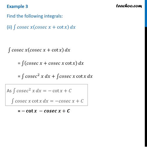 csc x cot x antiderivative|integration of cot x cosec.